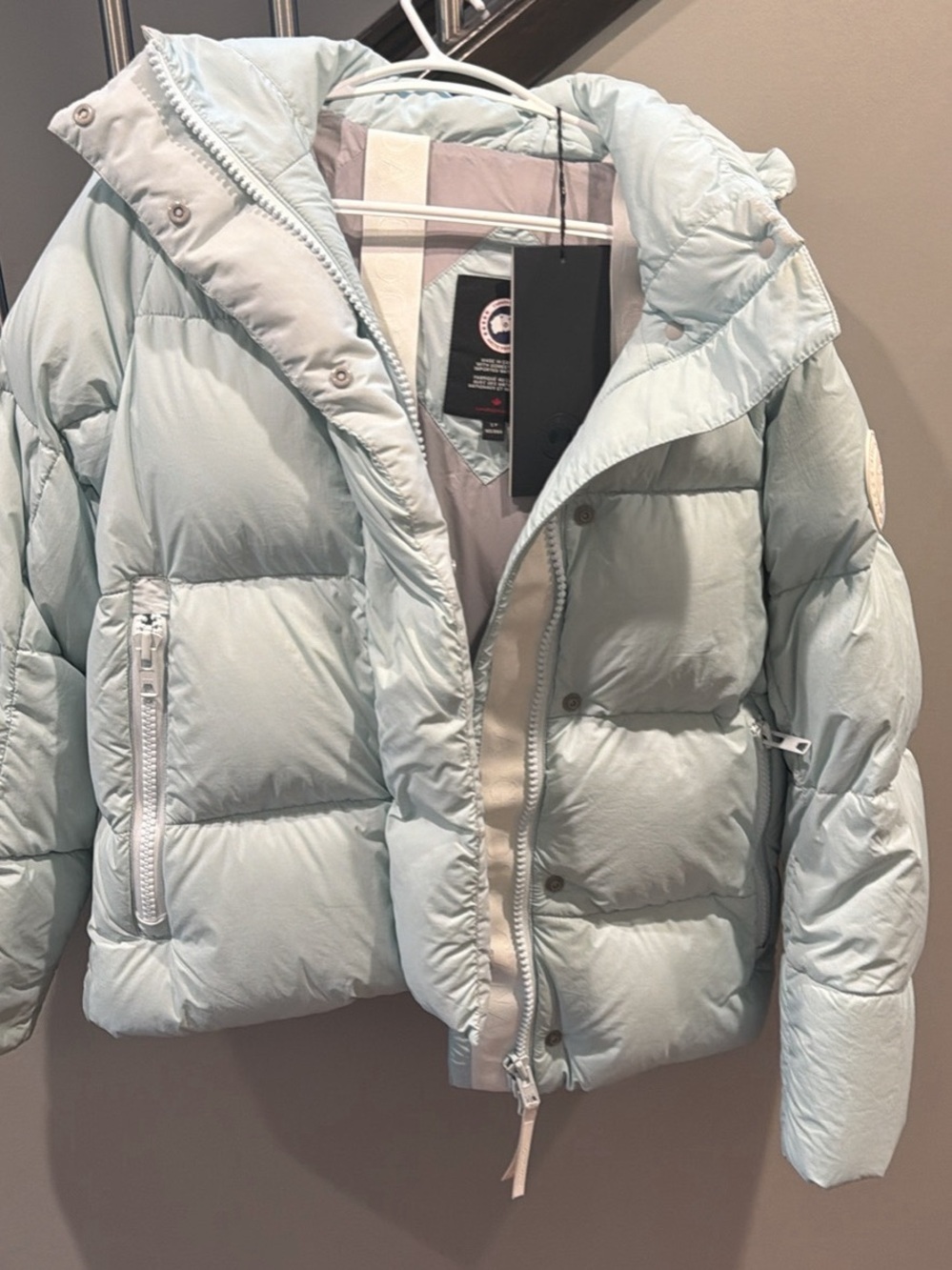 Canada Goose Pale Blue Junction Parka Jacket